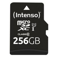 Intenso microSD-Card Class10 UHS-I 256GB Speicherkarte - thumbnail