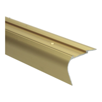 Küberit - Trapneusprofiel 707 A goud zonder inleg - 250 cm