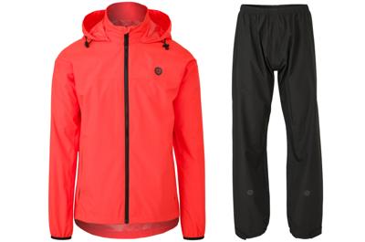 AGU GO Regenpak Essential - Rood - M - Waterdicht