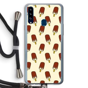 Yummy: Samsung Galaxy A20s Transparant Hoesje met koord
