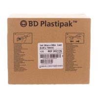 Bd Plastipak Spuit+nld Tuberculine 1ml+26g 3/8 120