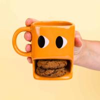 Koekjesmok met ogen - oranje