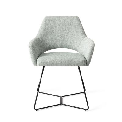 Jesper Home Yanai eetkamerstoel Soft Sage beehive black