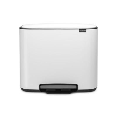 Brabantia Bo Pedaalemmer - 36 liter - kunststof binnenemmer - wit 121388