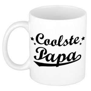 Coolste papa cadeau mok / beker voor Vaderdag 300 ml   -