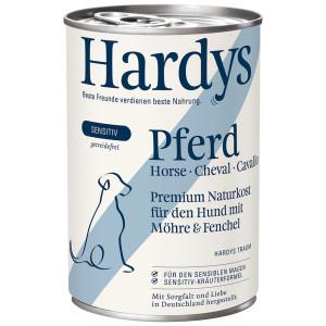 Hardys Sensitiv paard met wortel en venkel natvoer hond 6 x 400 g