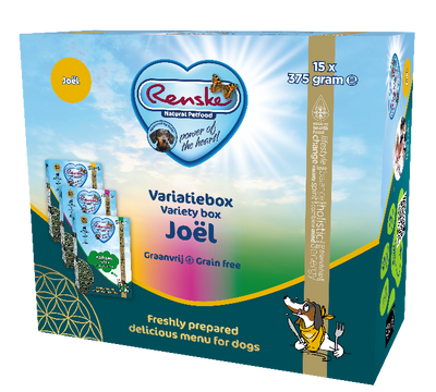 Renske vers hond variatiebox Joël graanvrij 15x375gr