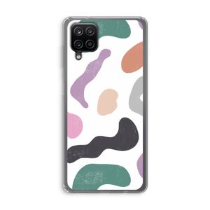 Memphis Shapes: Samsung Galaxy A12 Transparant Hoesje
