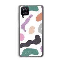 Memphis Shapes: Samsung Galaxy A12 Transparant Hoesje