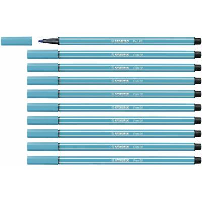 Markeerstiften Stabilo Pen 68 Kobaltblauw (10 Onderdelen)