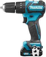 Makita hp332dsaj 10,8v klopboor-/schroefmachine 2,0 ah accu (2 st), lader, mbox - hp332dsaj