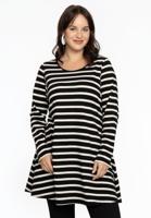 Yoek Tuniek wide bottom | Zwart | Maat 42/44