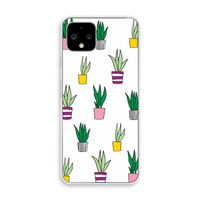 Sanseveria: Pixel 4 Transparant Hoesje