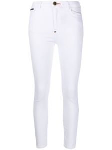 Philipp Plein jean skinny à broderies - Blanc