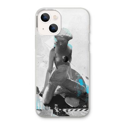 I will not feel a thing: iPhone 13 Transparant Hoesje