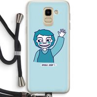 Zwaai: Samsung Galaxy J6 (2018) Transparant Hoesje met koord