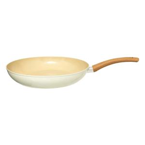 Koekenpan Harmony - Alle warmtebronnen - Beige - Dia 30 cm - handvat bakeliet - aluminium