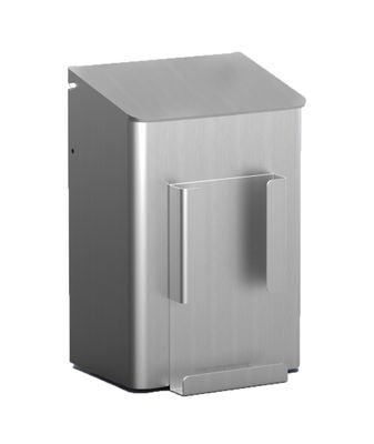 Mediqo-line MediQo-line hygiënebak 6 liter + zakjeshouder MQWB6HBHA - aluminium