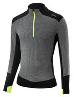 Löffler skipully Midlayer Matrix heren polyester zwart/geel mt 56 - thumbnail