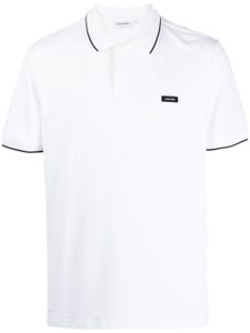 Calvin Klein polo à applique logo - Blanc