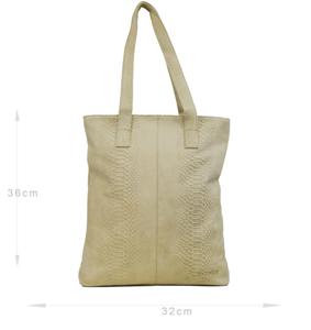 DSTRCT Dstrct - Beige shopper Beige Leer Shoppers