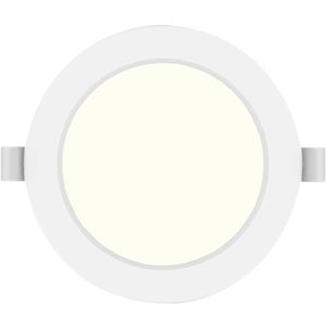 LED Downlight Pro - Aigi Trinko - Inbouw Rond 9W - Natuurlijk Wit 4000K - Mat Wit - Kunststof - Ø145mm