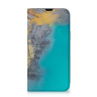 iPhone 13 | Standcase | Marble Blue Gold
