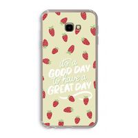 Don't forget to have a great day: Samsung Galaxy J4 Plus Transparant Hoesje