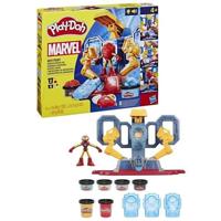 Play-Doh Iron Man Armor Factory, set met Iron Man-figuur en boetseerklei, 4 jaar, Marvel