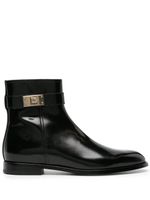 Dolce & Gabbana Giotto leather ankle boots - Noir - thumbnail