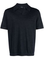 Theory Brenan short-sleeve polo shirt - Bleu - thumbnail