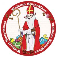 Sinterklaas viltjes 24 stuks - thumbnail