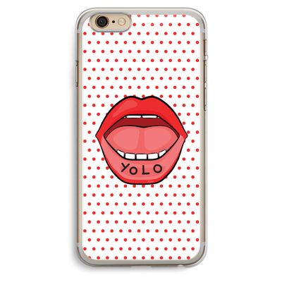 Yolo Denise: iPhone 6 Plus / 6S Plus Transparant Hoesje