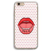 Yolo Denise: iPhone 6 Plus / 6S Plus Transparant Hoesje