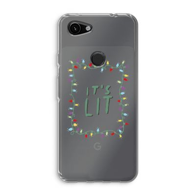 It's Lit: Google Pixel 3a Transparant Hoesje