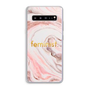 Feminist: Samsung Galaxy S10 5G Transparant Hoesje