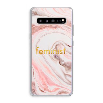 Feminist: Samsung Galaxy S10 5G Transparant Hoesje