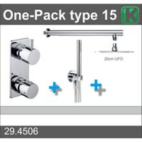 Xellanz One-Pack Inbouwthermostaatset - Type 15 - 20cm - Ufo