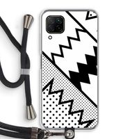 Pop Art #5: Huawei P40 Lite Transparant Hoesje met koord