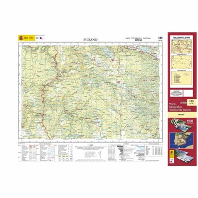 Topografische kaart 135 MT50 Sedano | CNIG - Instituto Geográfico Nacional1
