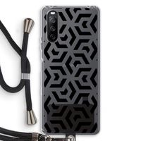 Crazy pattern: Sony Sony Xperia 10 III Transparant Hoesje met koord