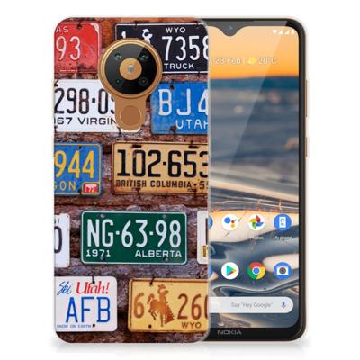 Nokia 5.3 | Siliconen hoesje | met foto Kentekenplaten
