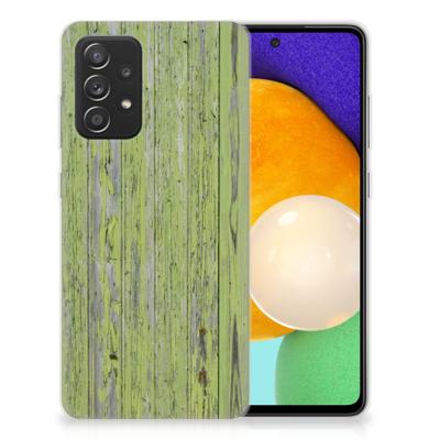 Samsung Galaxy A52 (5G/4G) | Bumper Hoesje | Green Wood