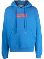 Off-White hoodie Arrows à slogan imprimé - Bleu