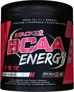 Stacker2 BCAA Energy Fruit Punch (300 g)
