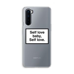Self love: OnePlus Nord Transparant Hoesje
