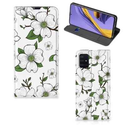 Samsung Galaxy A51 Smart Cover Dogwood Flowers Samsung Galaxy A51 Smart Cover Dogwood Flowers