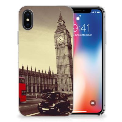 Apple iPhone X | Xs | Silliconen Back Cover | Londen