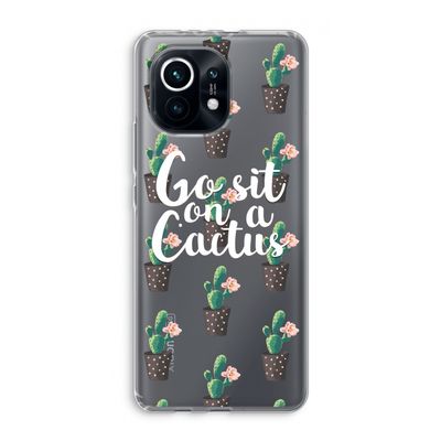 Cactus quote: Xiaomi Mi 11 Transparant Hoesje