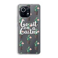 Cactus quote: Xiaomi Mi 11 Transparant Hoesje